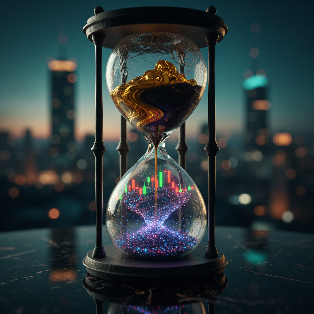 Graphic of key market trends and copper time glass