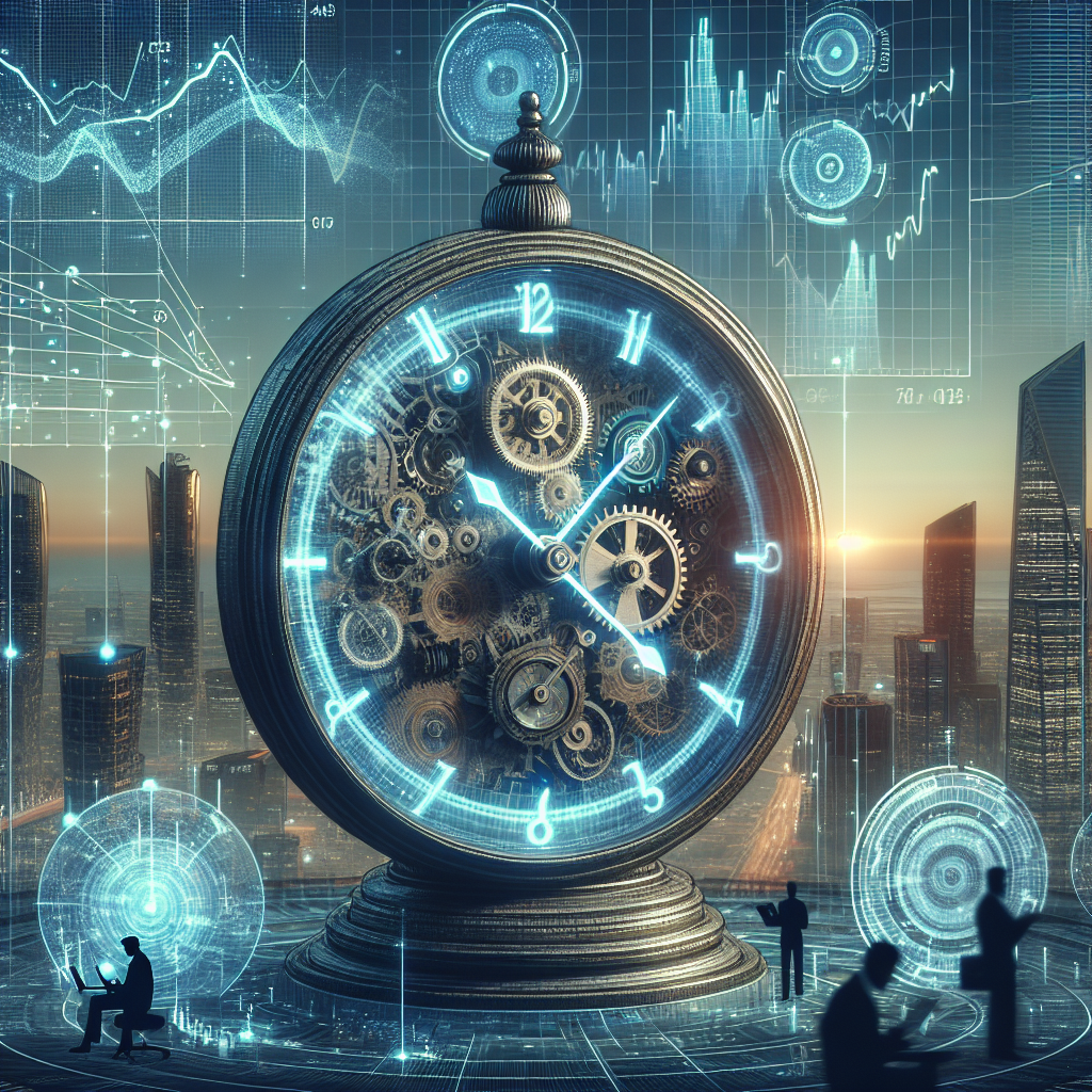 Clock representing day trading futures strategies