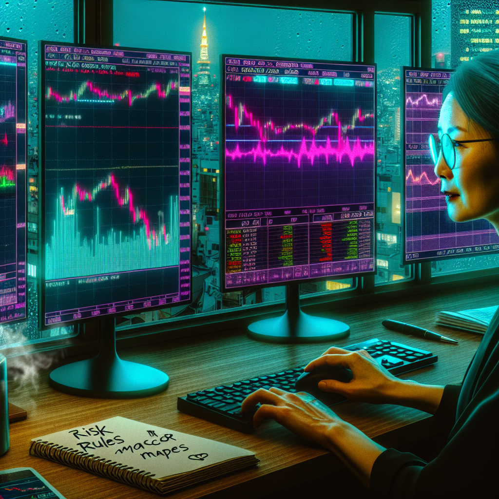  Graphic of women trading and reviewing futures contract gold