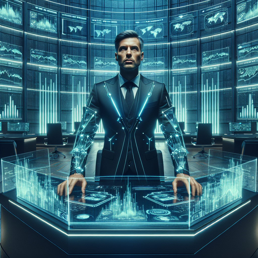 Graphic of man analyzing his treasury futures contract