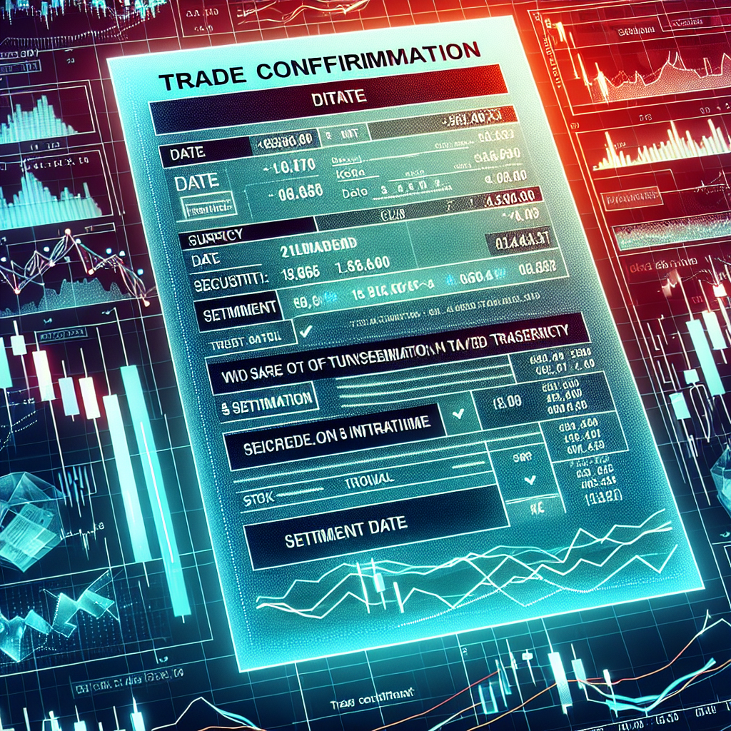 What Is a Trade Confirmation a critical document in financial markets that verifies the details of a securities transaction.