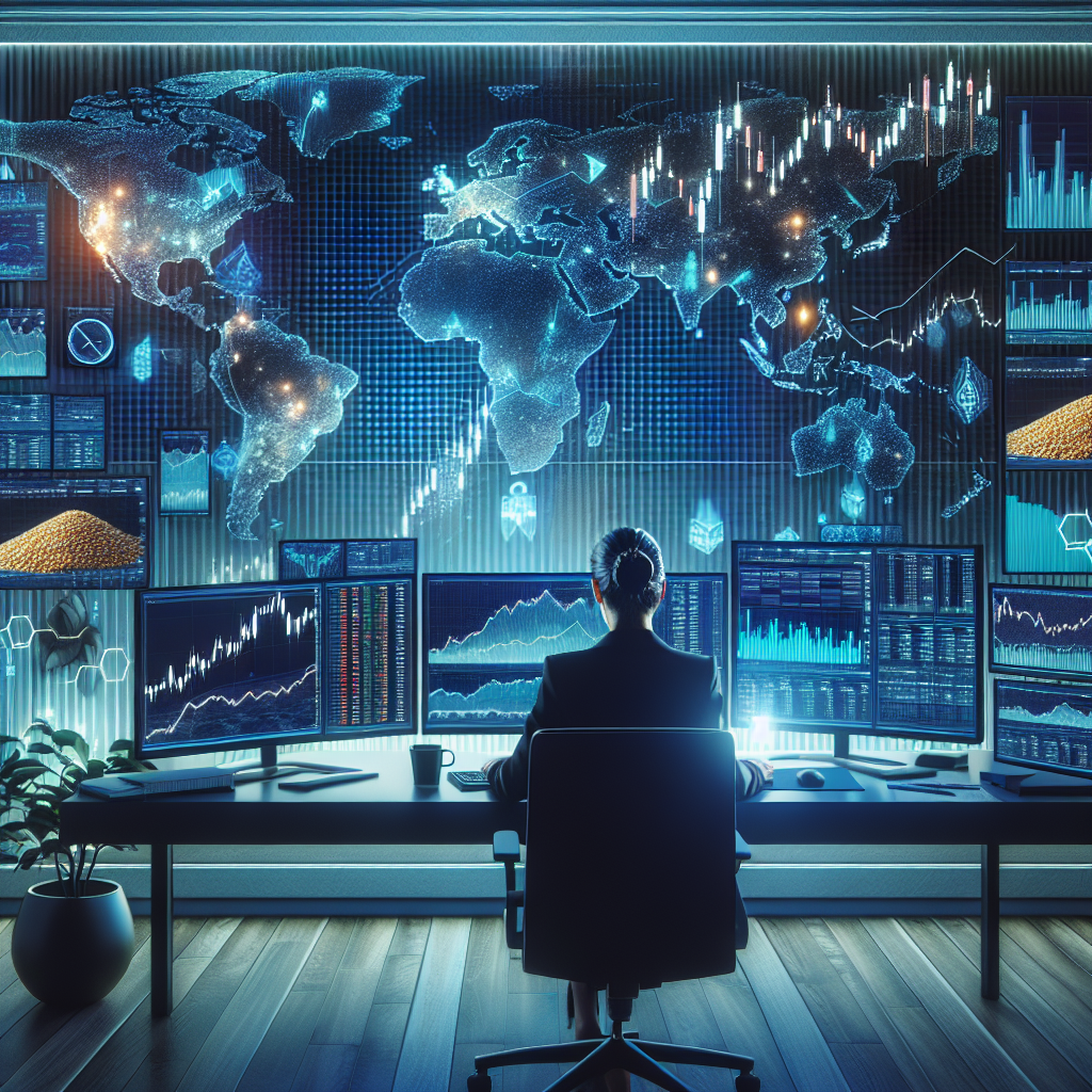 Graphic of a women demonstrating how do you trade commodities