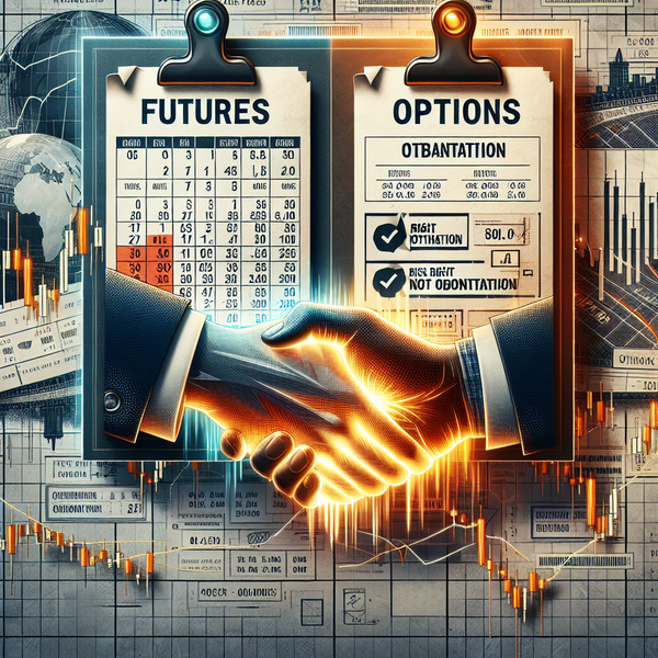 Graphic of a handshake representing the question are futures options
